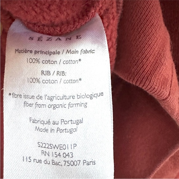RARE Sezane Amuse Bouche Sweatshirt - Picture 6 of 7